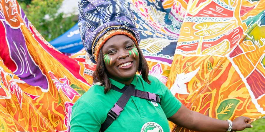 Rochdale Nigeria Community Association were amongst the performers in the carnival in Littleborough.