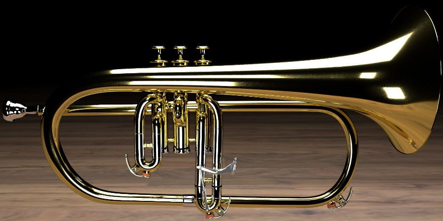 A flugel horn.