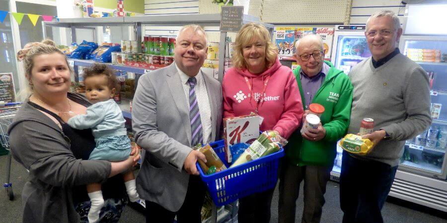 Council Leader Neil Emmott at the Lighthouse Project in Middleton.