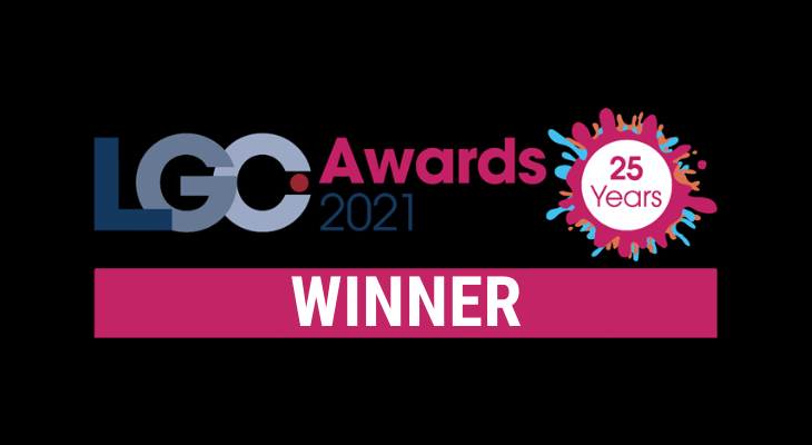 Winner at the Local Government Chronicle (LGC) awards 2021
