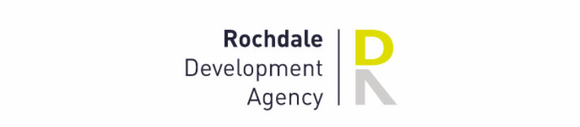 Logo for Rochdale Development Agency.