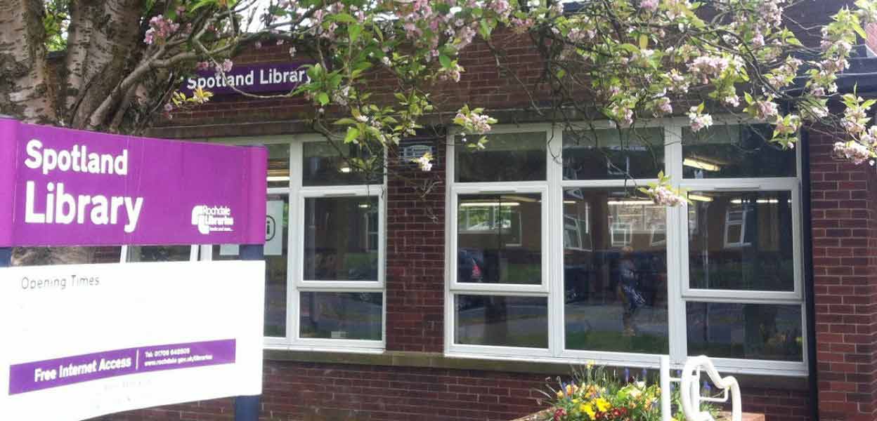 Spotland Library.