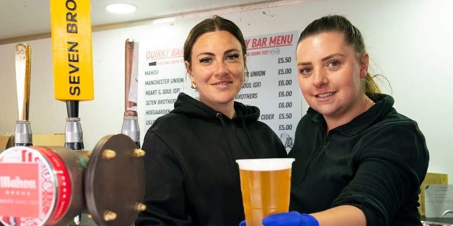 Bar staff at Street Eat. 