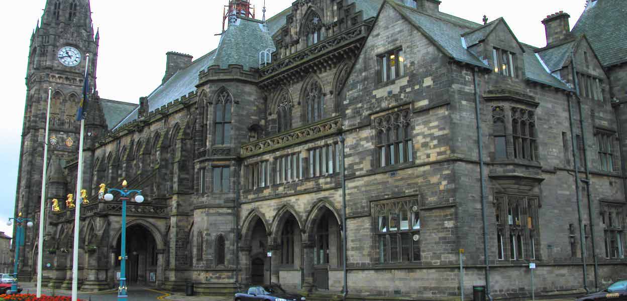 Rochdale Town Hall.