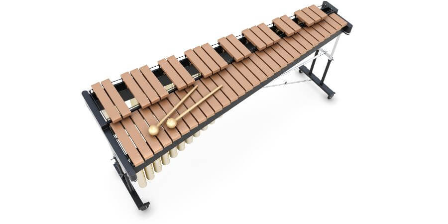 A xylophone.