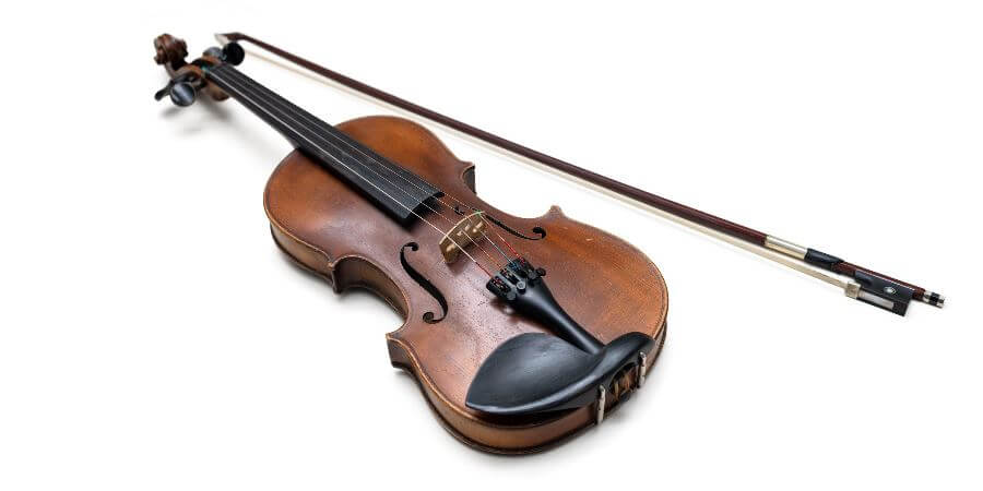 A violin and bow.