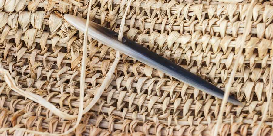 Woven basket.